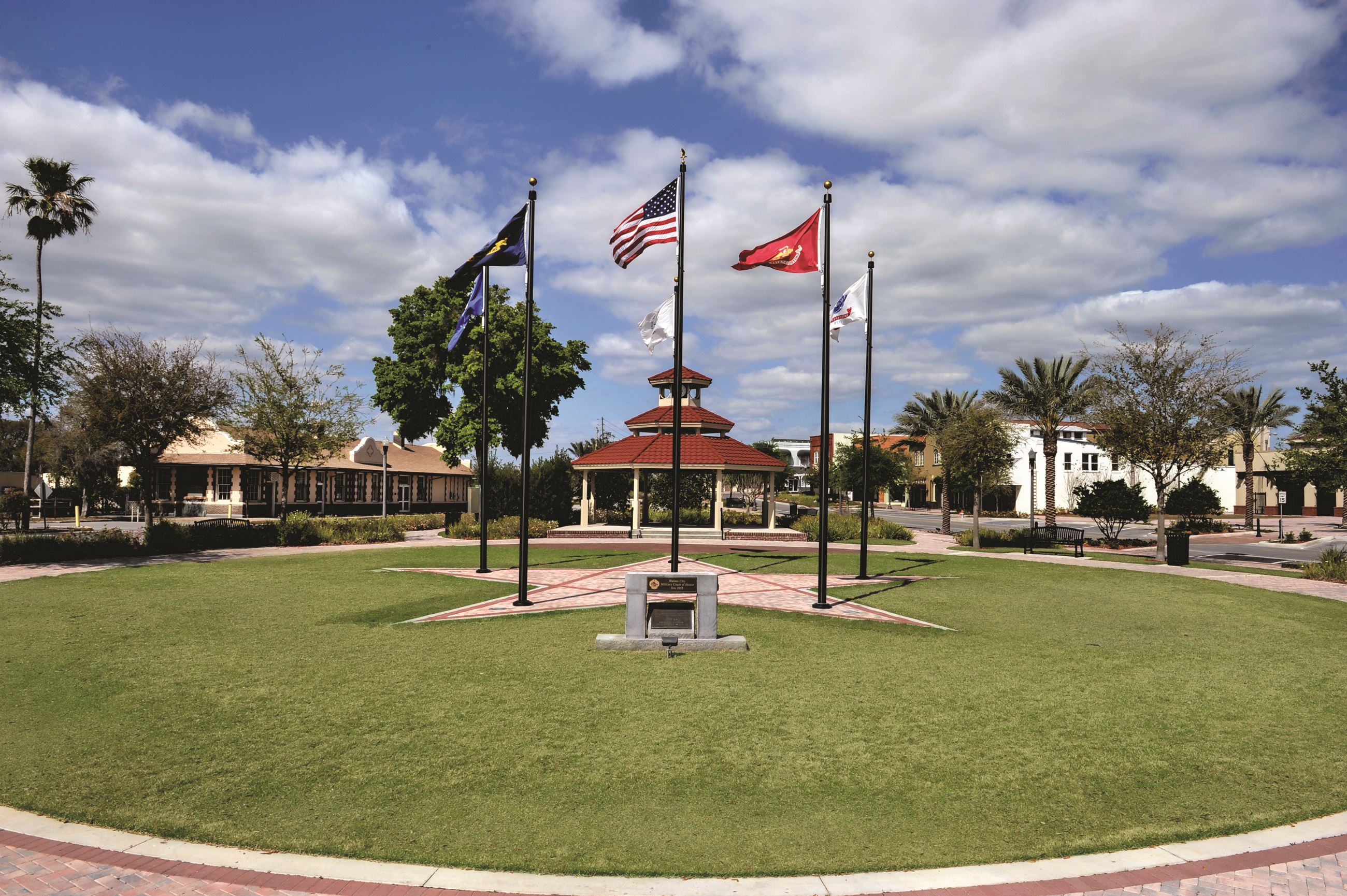 image of Flags at railroad park