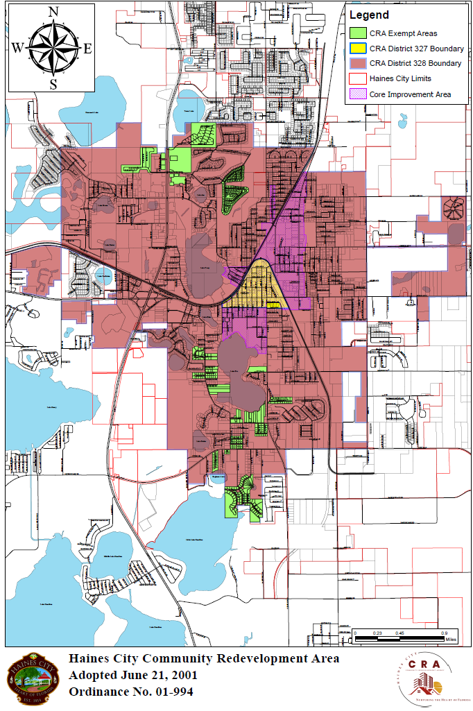 CRA Districts Boundary Map
